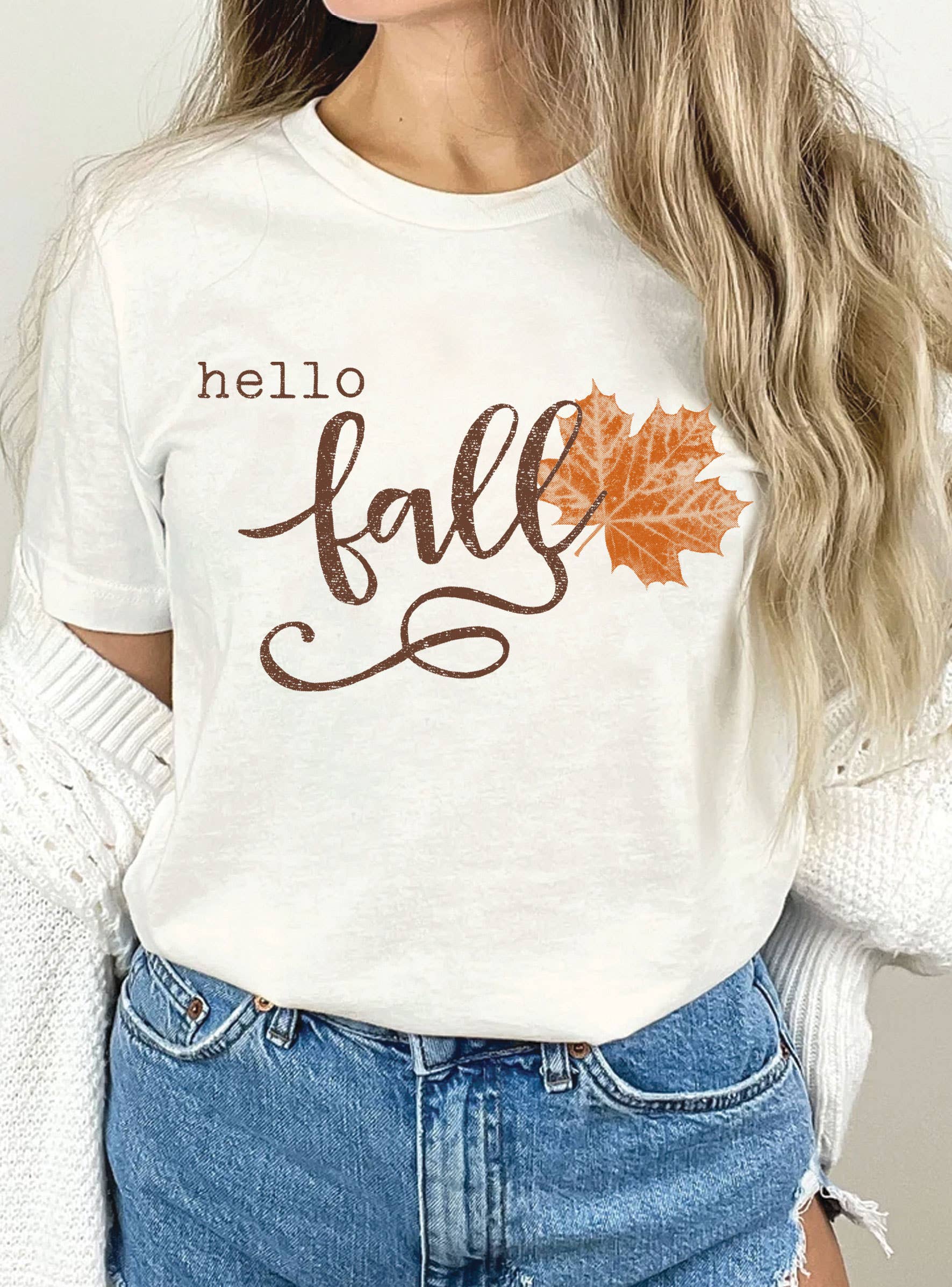 Hello Fall Graphic Tshirts