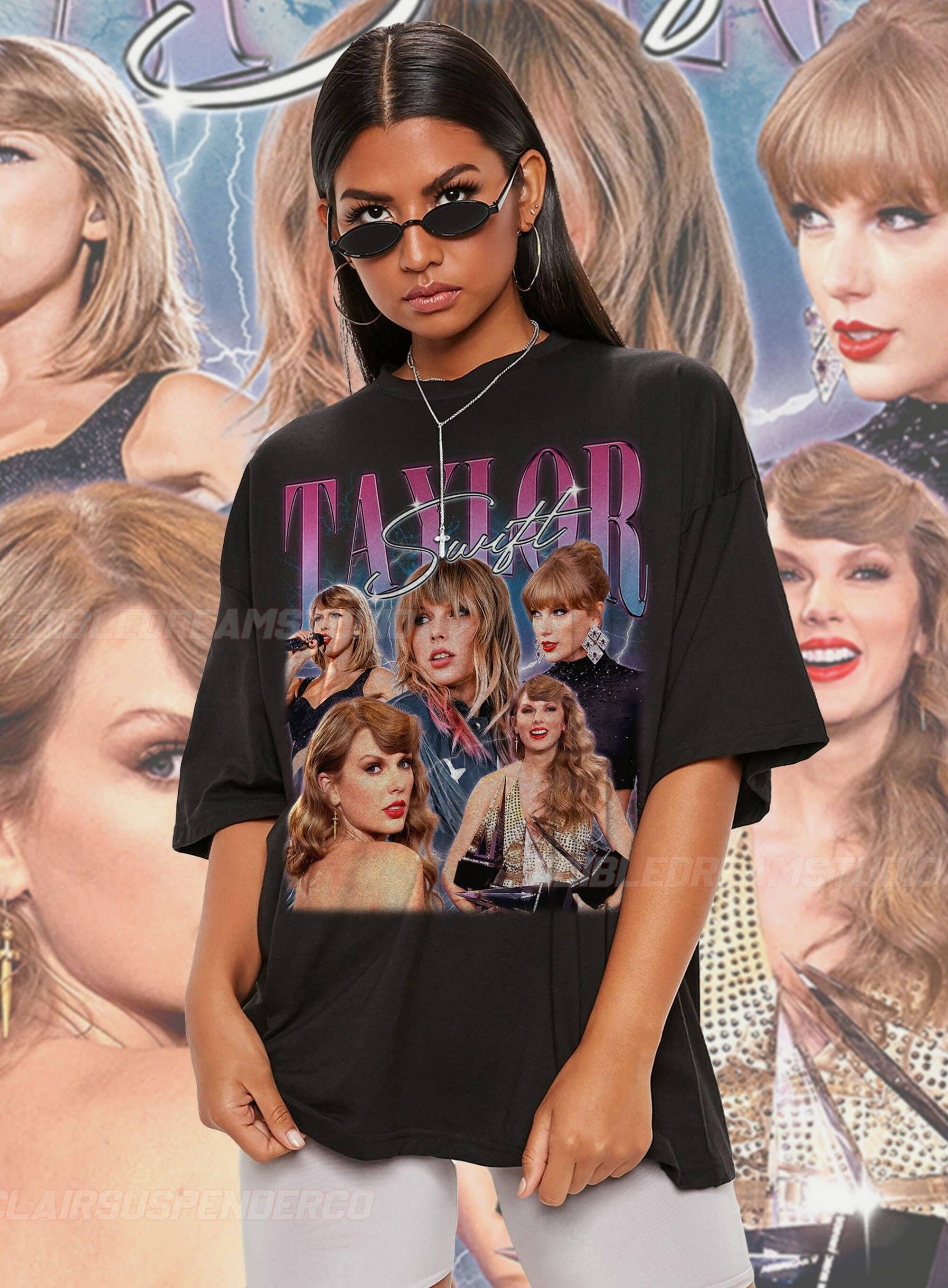 Taylor 90s Vintage Y2k Ts the Eras Tour Midnights T-Shirt