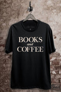 Books and Coffee Graphic Top