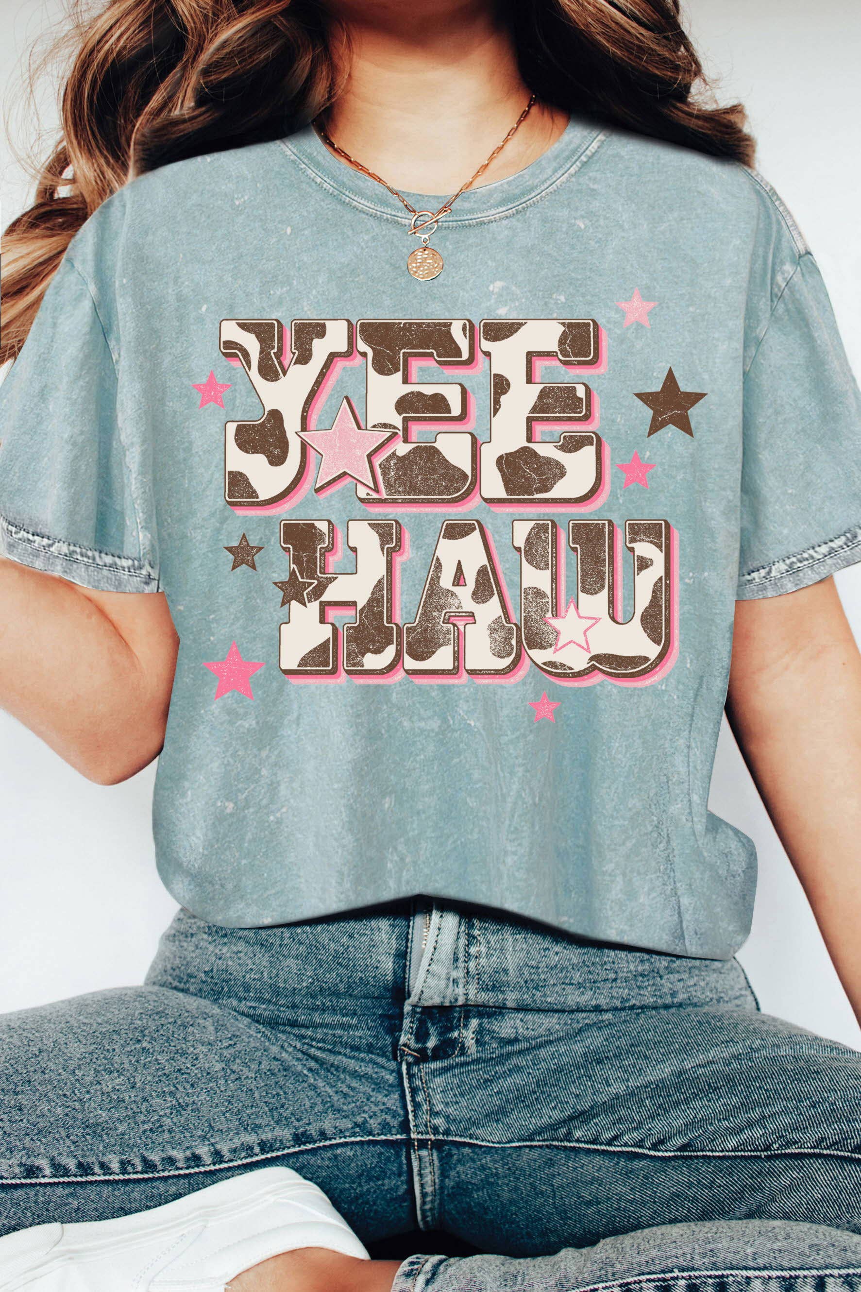 Yee Haw Stars Graphic Tshirts