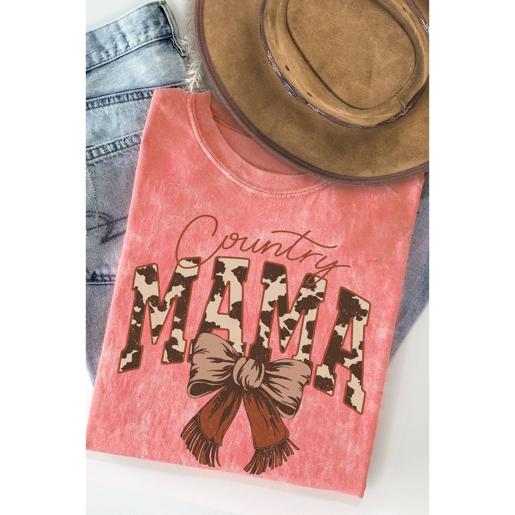 Country Mama Mineral Washed T Shirt