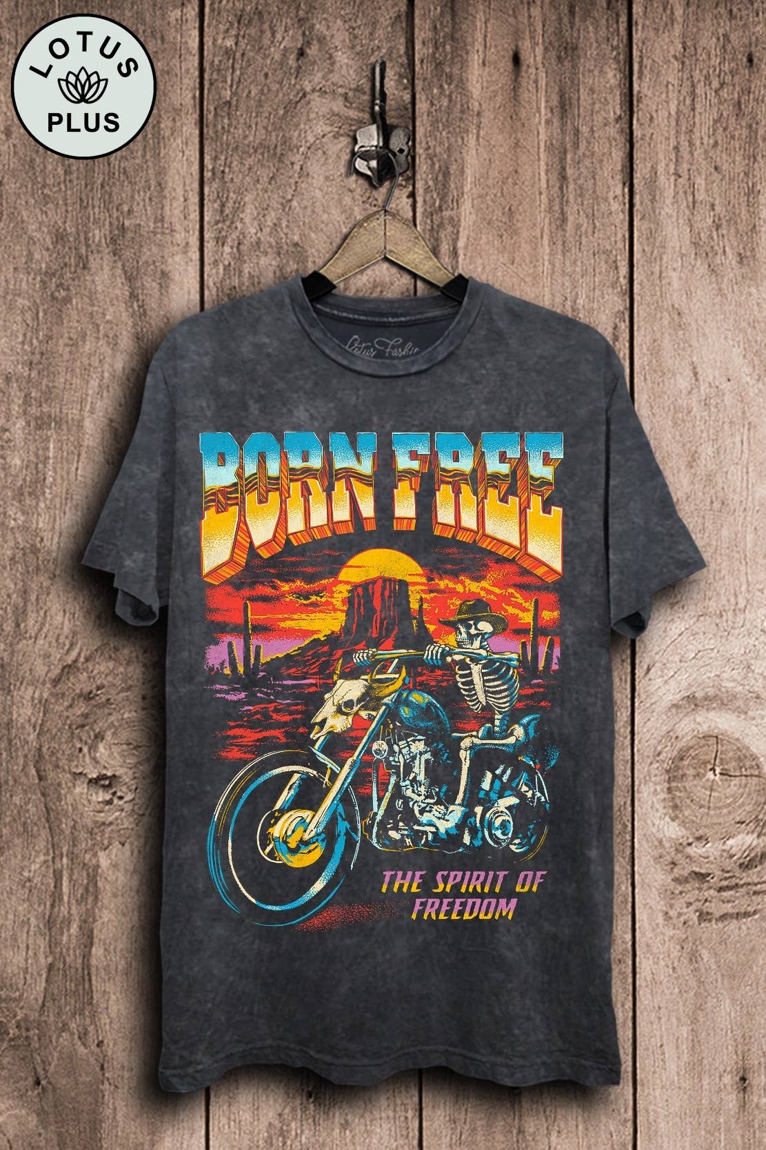 Born Free the Spirit of Freedom Graphic Top