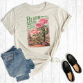 Western Cactus Bloom Where You Are Planted Graphic Tee