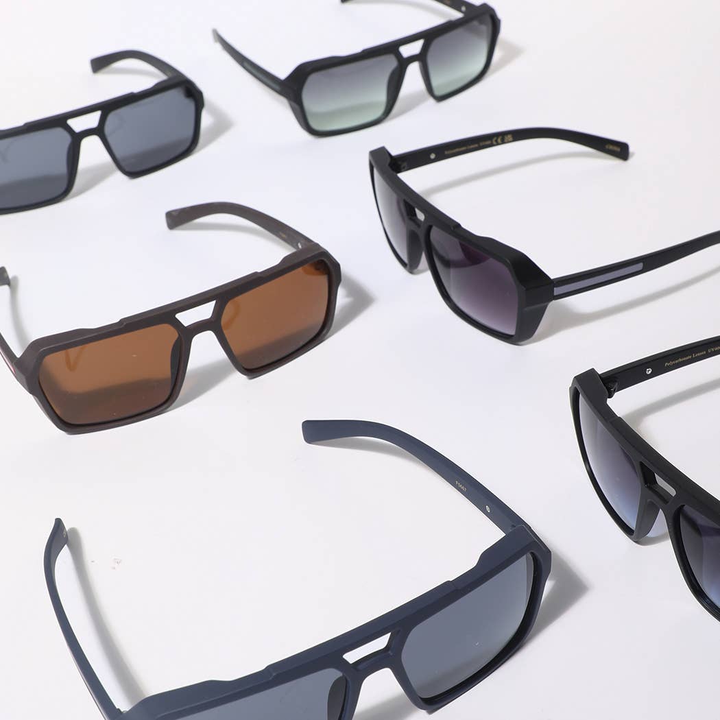 Men's Fashion Square Shape Frame Sunglasses