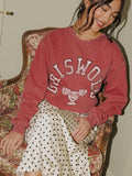 Griswold Christmas Crimson Graphic Sweatshirt