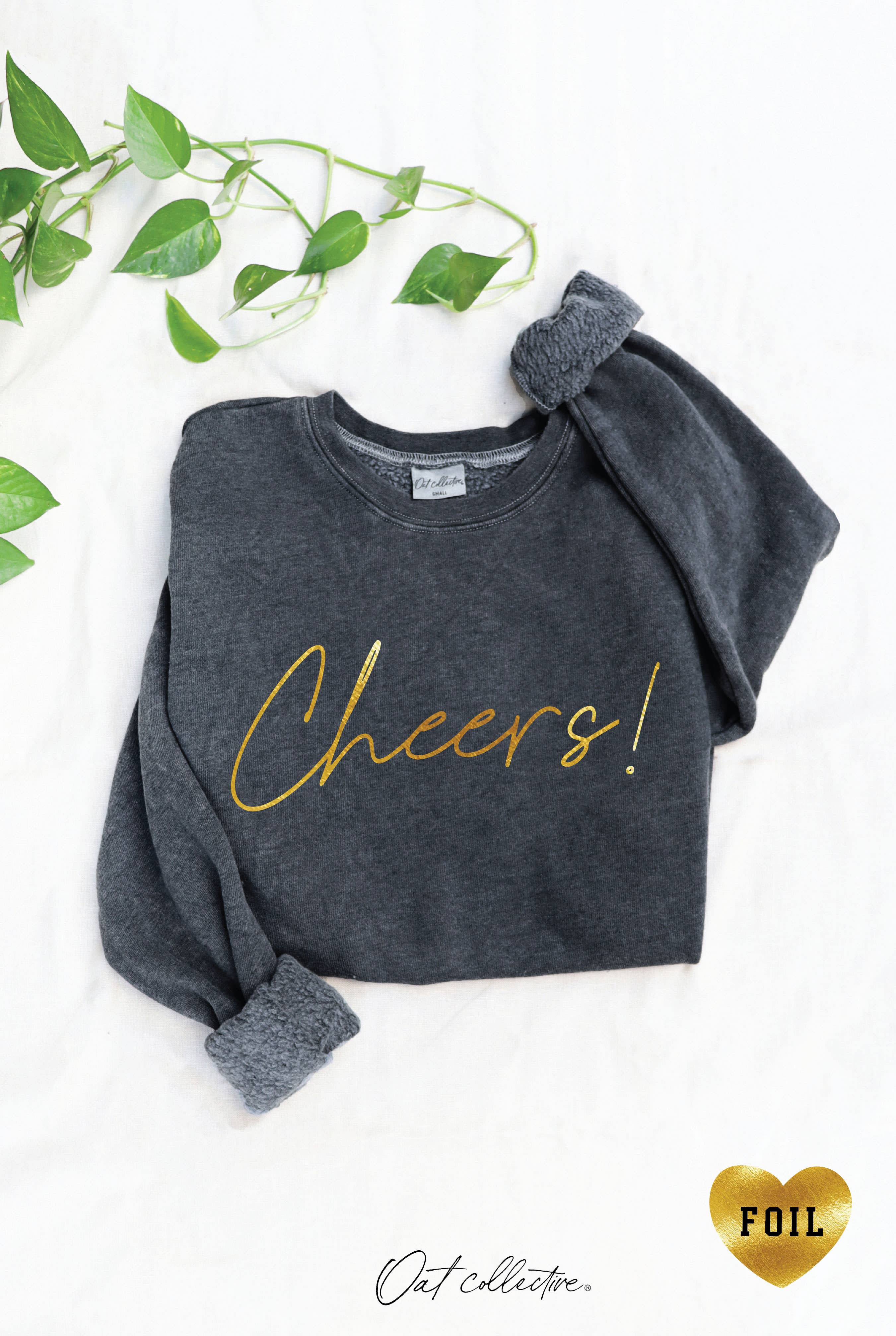 Cheers! Foil    Mineral Graphic Sweatshirt
