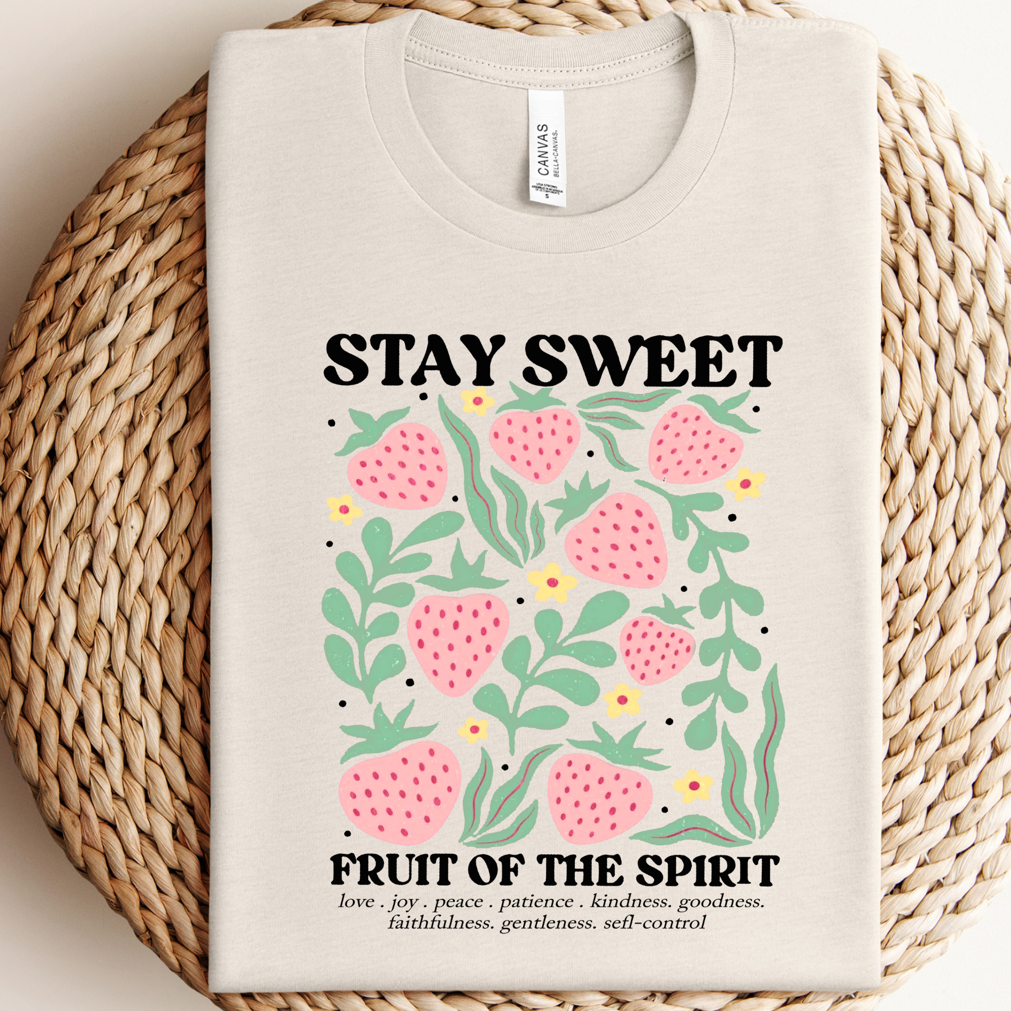 Faithful Strawberry Graphic Tee