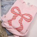 Peppermint Bow (Christmas) Sweatshirt