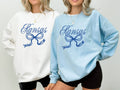 Bow Sweatshirt, Kansas Sweatshirt, Coquette, Game Day