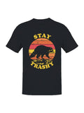 Stay Trashy Raccoon Vintage Design Men's T-Shirt