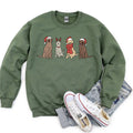 Adorable Christmas Dogs Sweatshirt
