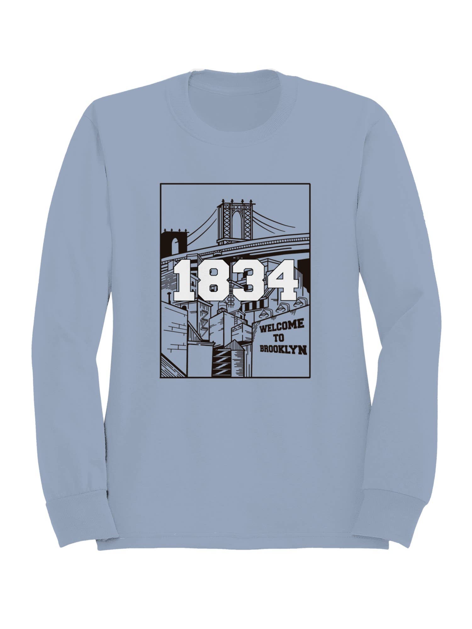 Brooklyn Bridge Art Print Men's Sweatshirt