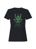 Samurai Warrior Mask Grunge Art Women's T-Shirt