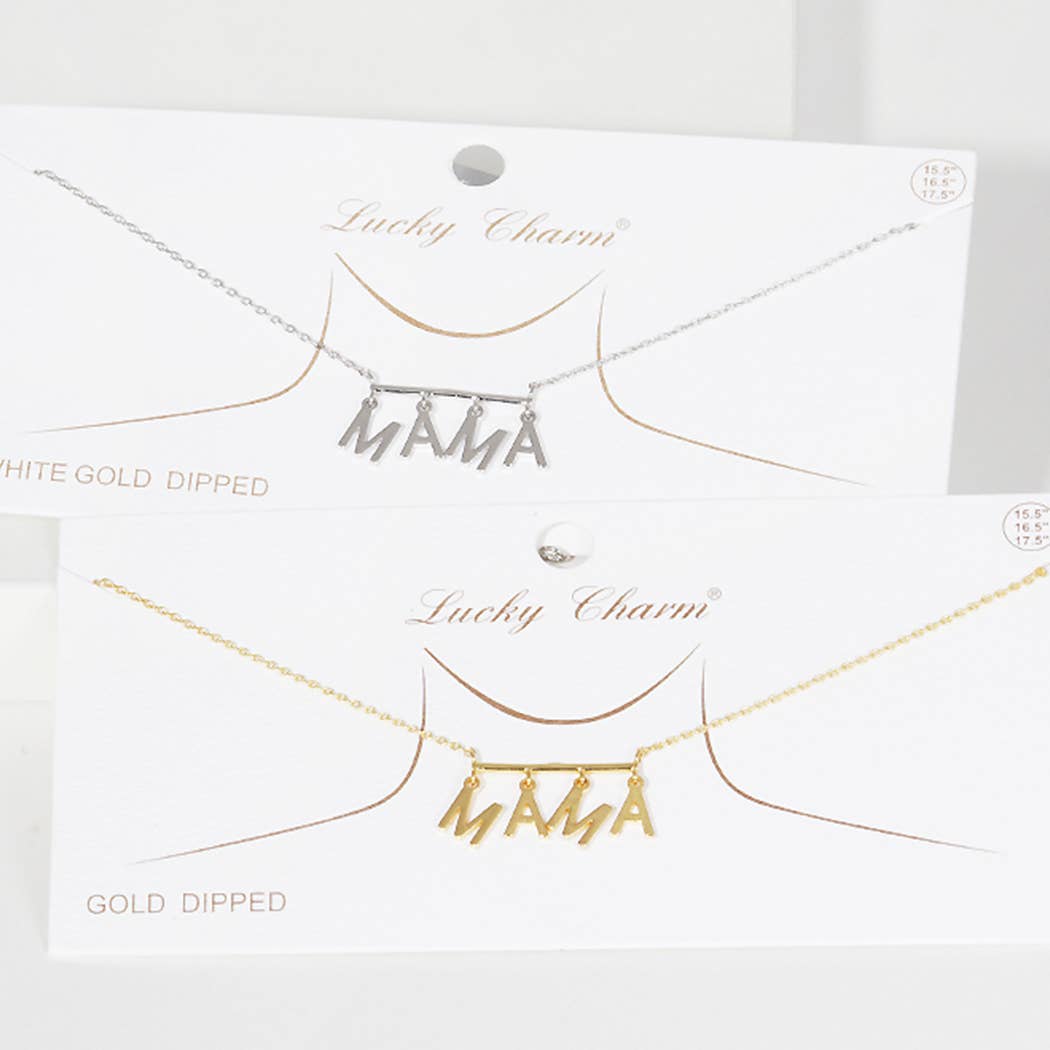 Gold-Dipped Mama Fashion Necklaces