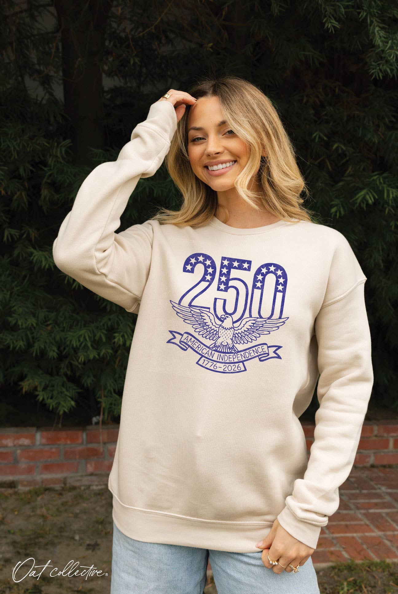 250th American Independence Graphic Sweatshirt