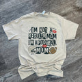 I’M Not A Regular Mom I’M A Football Mom On Sand Tee