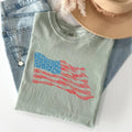American Flag Illustration, Patriotic, 4th of July Tshirt