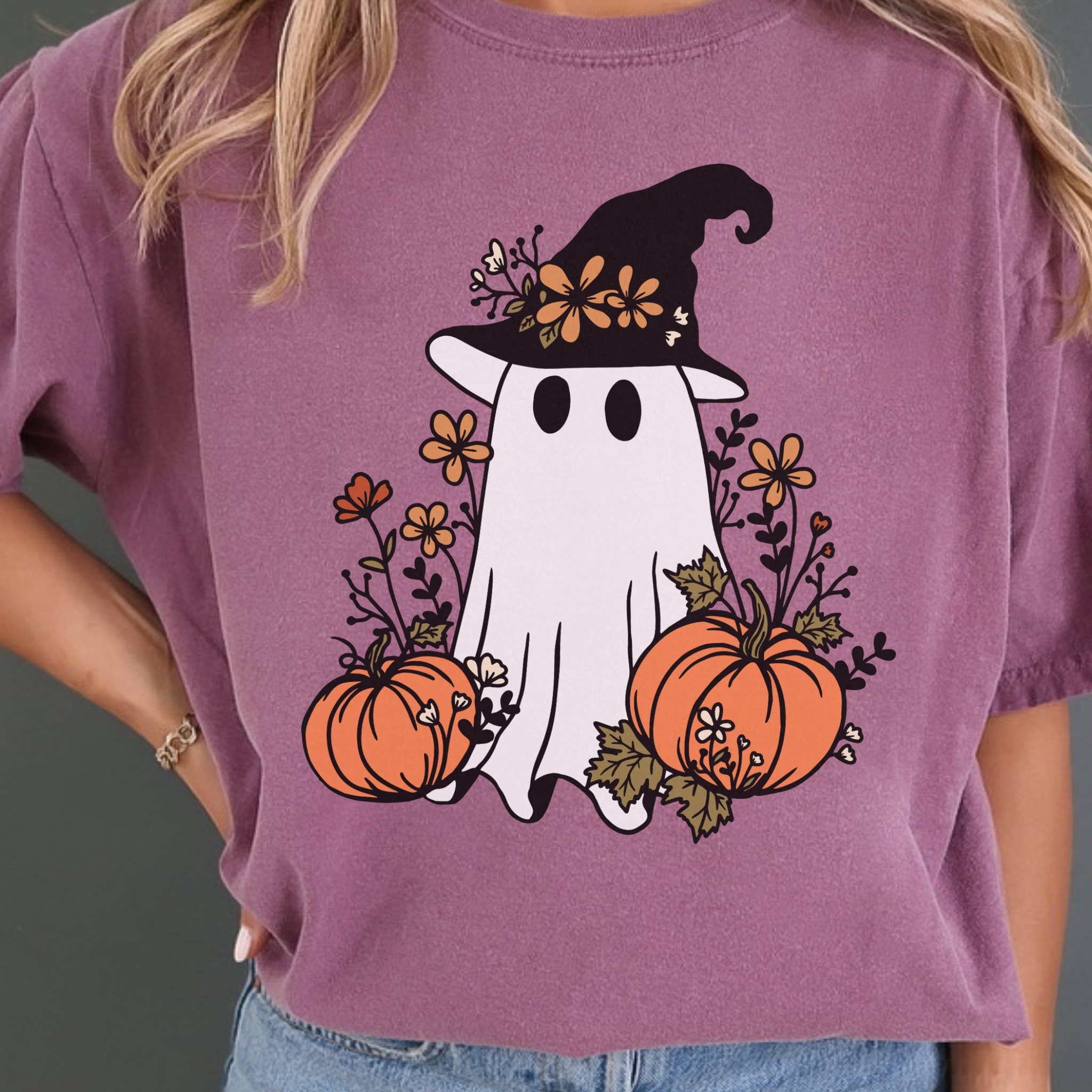 Halloween Graphic T-Shirt | Graphic Shirt | Fall Ghost