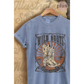 Wild Boots Rodeo Legend  Vintage Graphic  Tee Plus