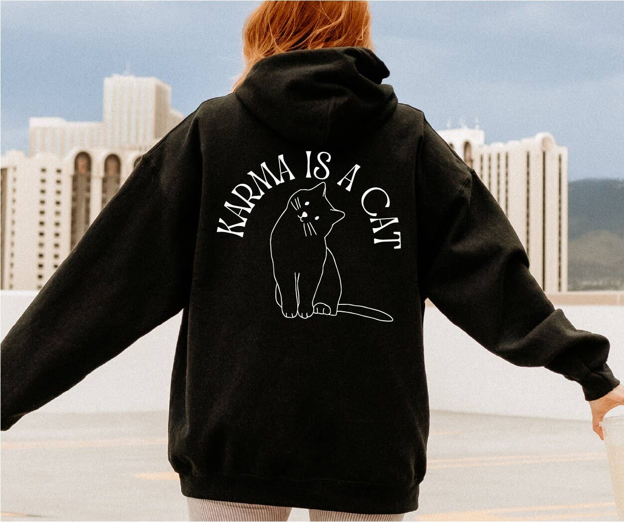 Graphic Harmony Statement Hoodie