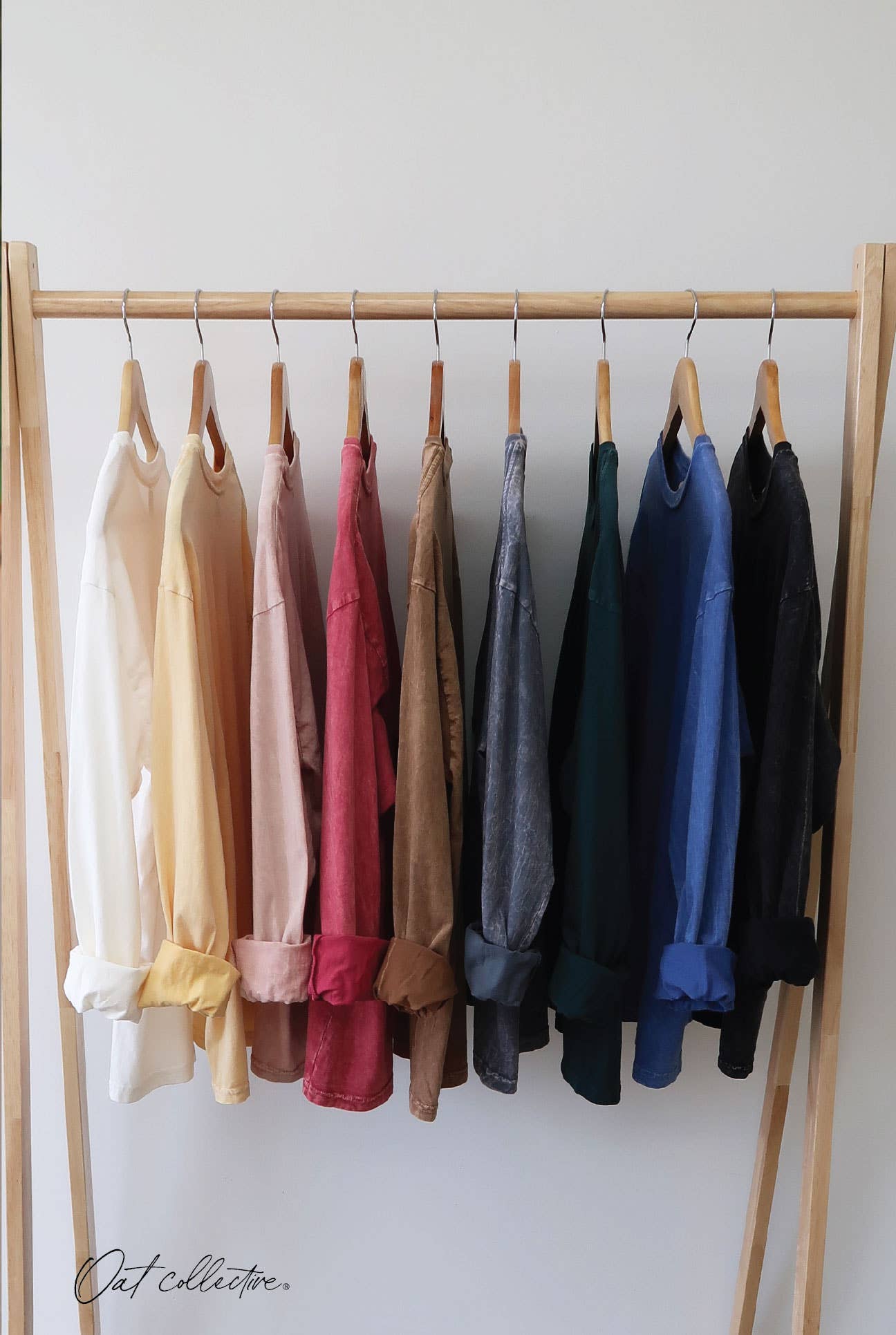 Premium Basic Mineral Washed Long Sleeve