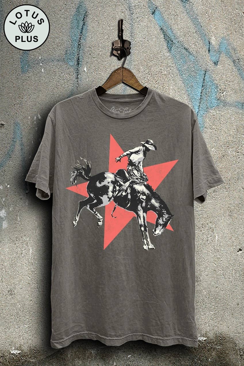Western Cowboy Graphic Top