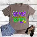 Mardi Gras Beads and Bling Graphic Tee