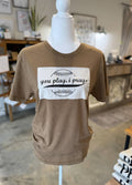 Baseball Mom Tee | Vintage Patch | Sports Mom