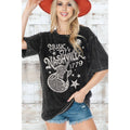 Nashville Music City-  Unisex Oversized Mineral Wash
