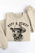 Women Dog Lover Graphic Print Sweater Pullover Top