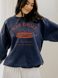 Auburn Tigers Stadium Coordinates Navy Cc Sweatshirt