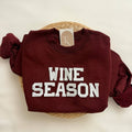 Wine Season Sweatshirt, Fall Women Sweatshirts