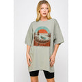 Lake Adventure  Vintage Oversized Tee