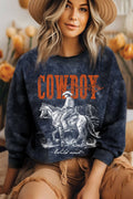 Cowboy Country Wild West Mineral Graphic Brushed Sweatshirts