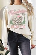Says the Lord Mountains Graphic Terry Sweatshirts