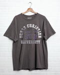 Tcu Horned Frogs Draft Charcoal Thrifted Tee