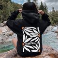 Here Comes the Sun, Boho Floral Design Hoodie