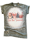 Tis the Season – Bleached Vintage Christmas Tee