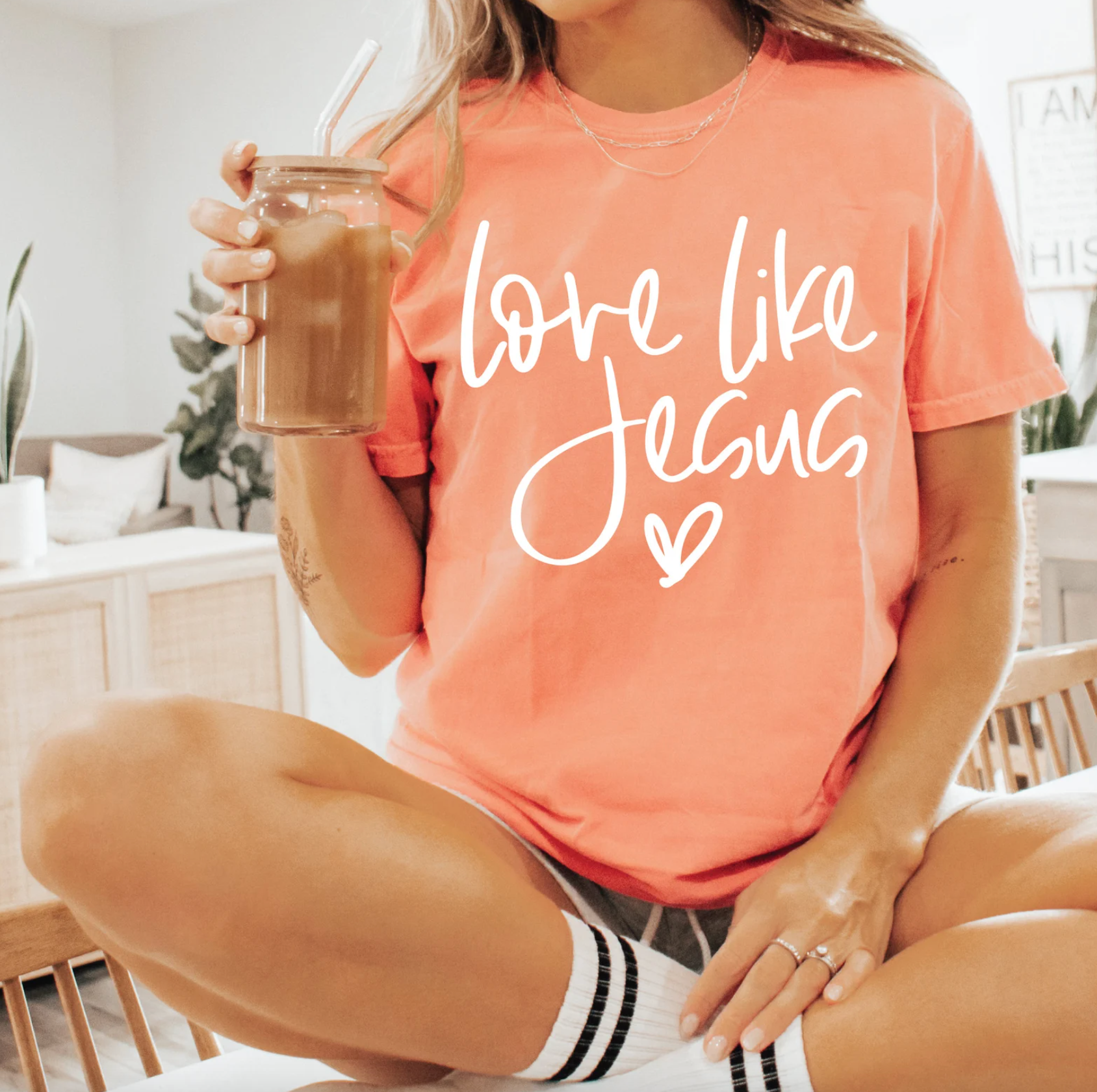 Love Like Jesus Comfort Color Tee
