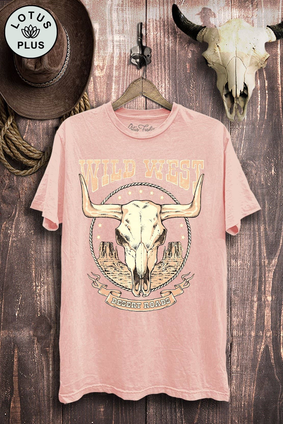 Wild West Desert Roads Graphic Top