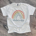 Seek What Is Above On White Tee