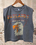 Badlands Moto Club Boxy Midriff Muscle Top