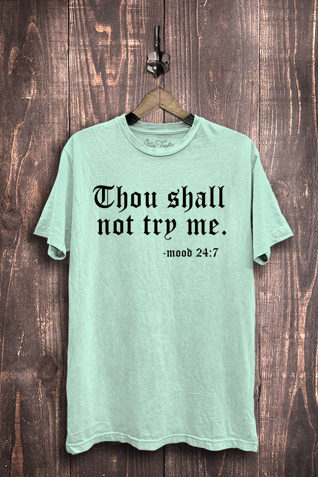 Thou Shall Not Try Me Graphic Top