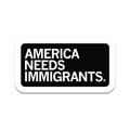 America Needs Immigrants Die-Cut Sticker