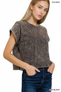 ,....100% Cotton Washed Tee
