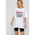 Game Day Season Vintage Graphic Oversized Tee