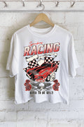 Speedway Racing - Crew Neckline, Graphic T-Shirt