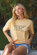 She's A Good Girl Mineral Graphic Top