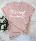 Blessed Grandma -Grandma Blessed Fun Sweet Cute Gift T-Shirt