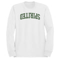 Spirited Slogan Retro Arched Text Men's Sweatshirt